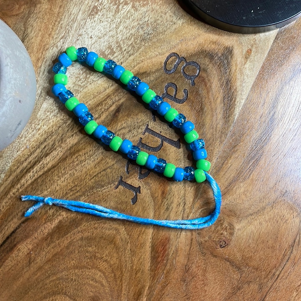 Cute blue and green phone charm💚💙💚
